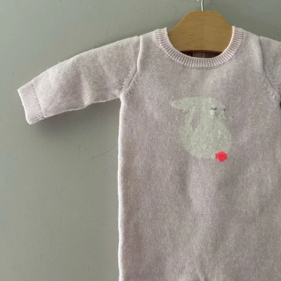 $27 ADD ON Jacadi romper Sweater dress 3M Little Sleepies‎ Posh Peanut mayoral - Picture 3 of 3